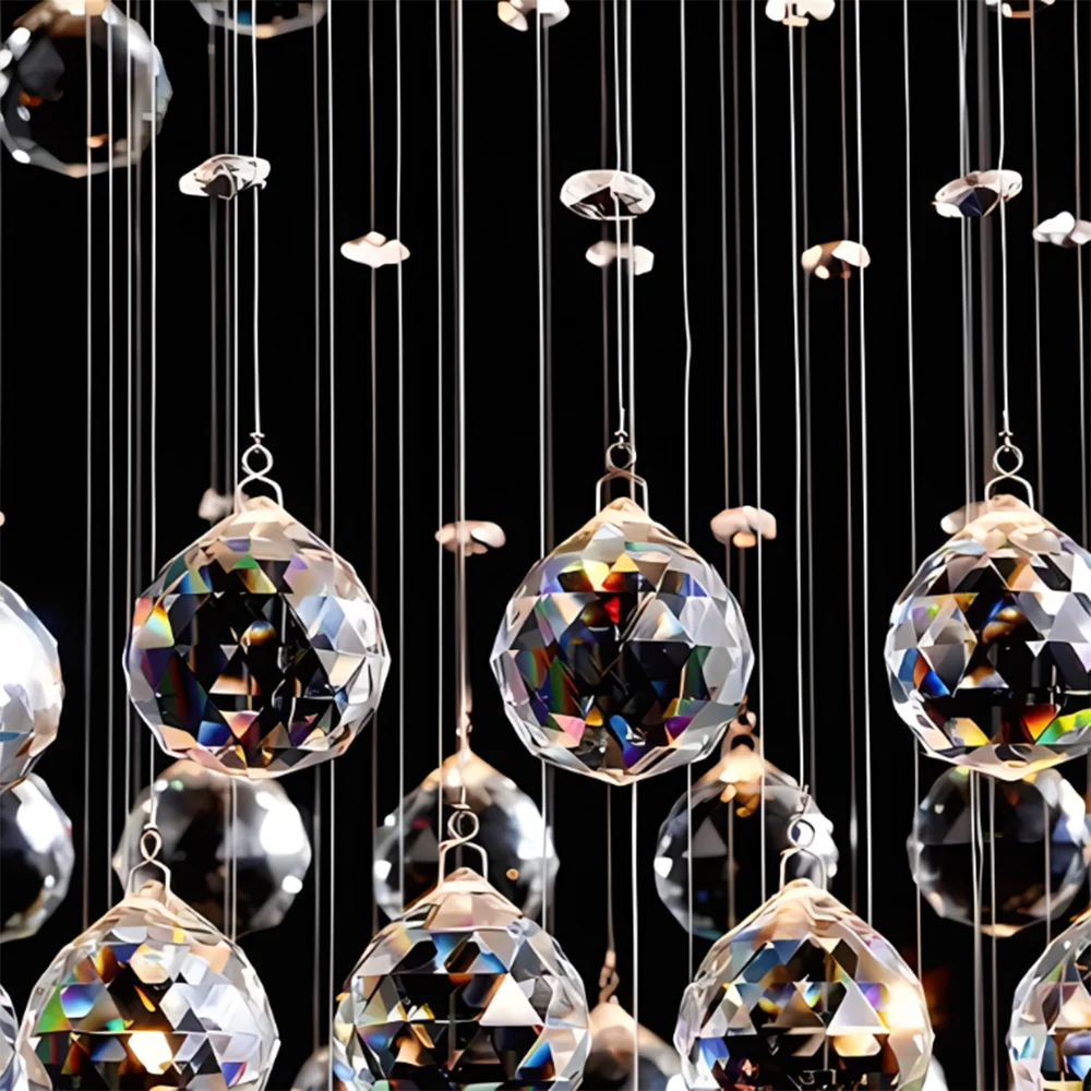 15/20/30/40mm Hot K9 Red/Pink/Black/Amber Crystal Chandelier Ball for Hanging Decoration Pendants crystal beads crystal ball lamp crystal sun catcher chandelier crystal drops