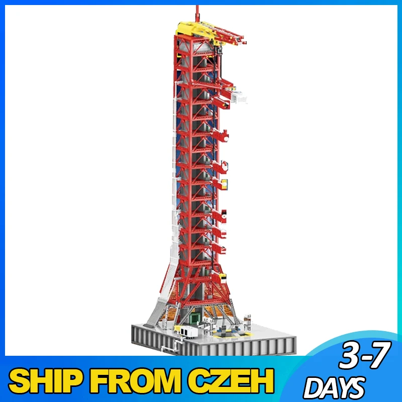 Набор строительных блоков MOC Apollo Saturn V Launch J79002 M10003 пусковая Волшебная башня