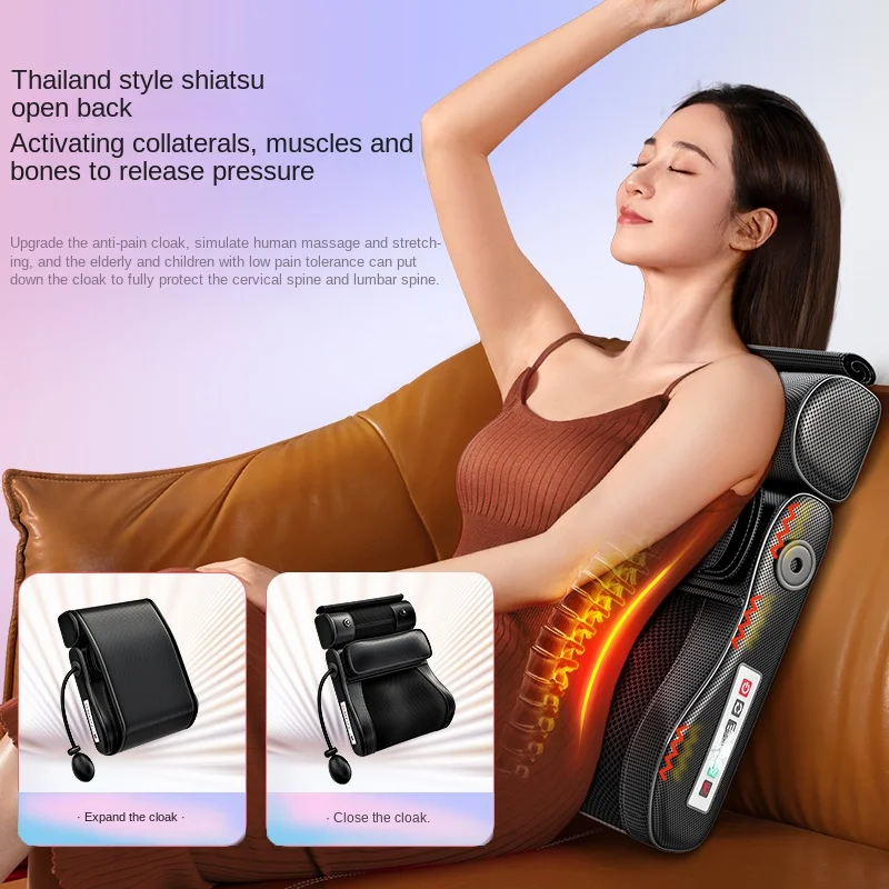 

10D Head Cervical Massager-Intelligent Timing Whole Body Massage Mat with Neck Kneading Pillow Advanced Head Neck Therapy
