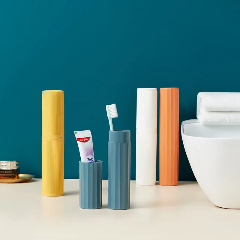 Portable Toothbrush Box Holder With Cover For Travel