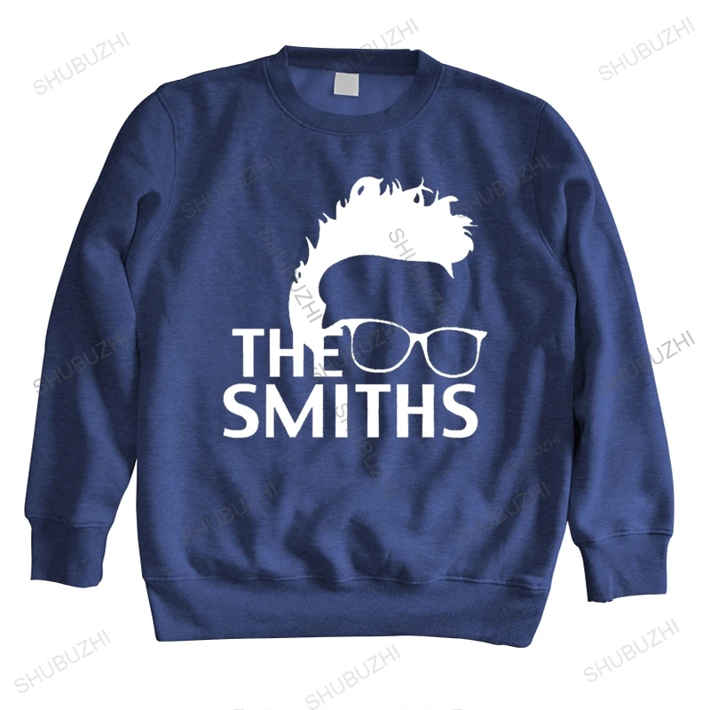 Novità The Smiths Autunno Vintage Anni '80 Morrissey Pink Retro Print Theresa White Rock Punk Rock Print Cotone Manica Lunga