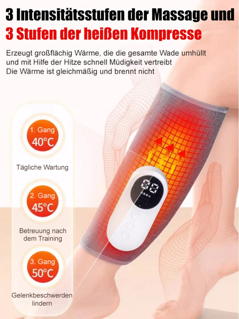 Leg massager thermostatic hot compression thin legs instrument air wave electric air pressure unblocking instrument massager