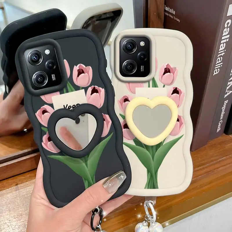 3-Piece Set: Stay Happy Phone Case with Lanyard and Stand