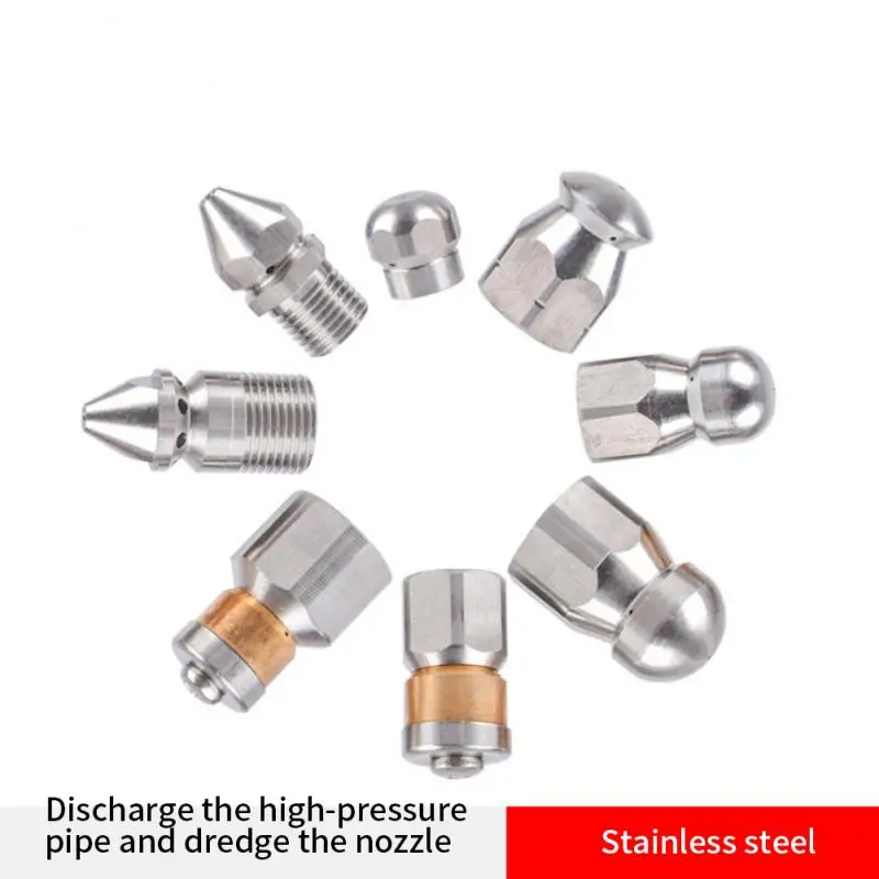 2PCS Top Spray Connect Joint Replacement Stainless Steel Front And Rear Three/six Cleaning Machine Wire Pipe Special