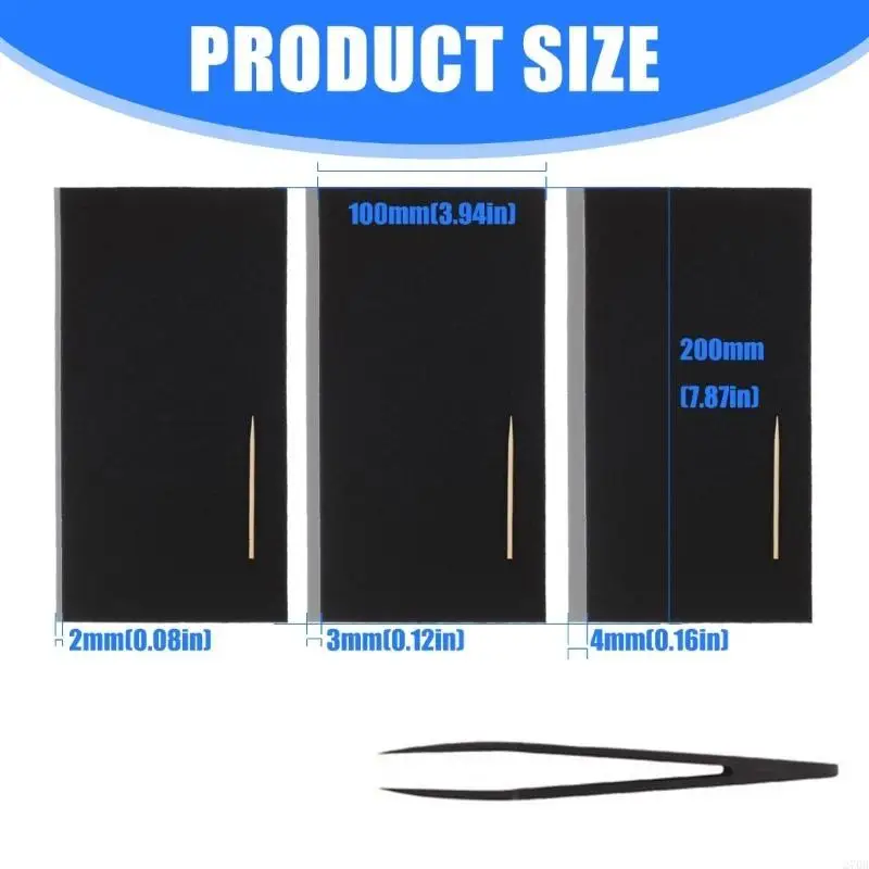 Japanese Anti-reflection Foam Sheets Camera Light Seal Foam Set
