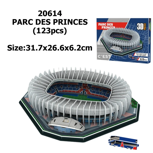 14style Large Size Football Field 3d Diy Puzzle World Famous