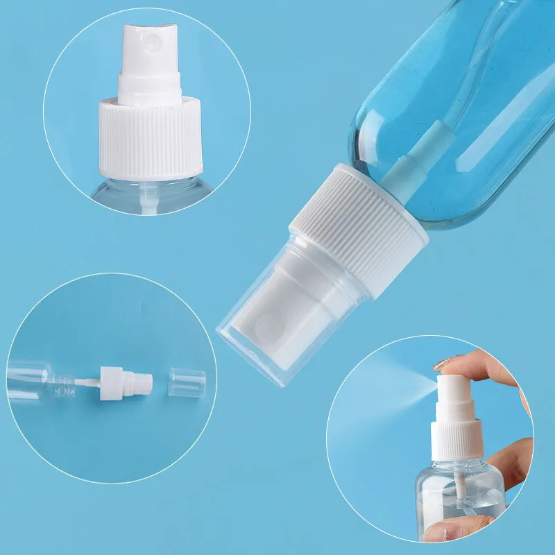 3/5/10Pcs Transparent Empty Refillable Spray Bottle Mini Mist Pump Portable Travel