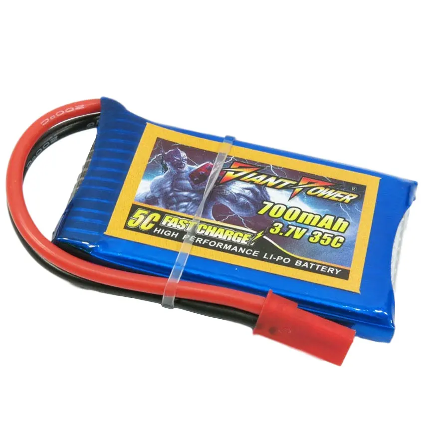 Аккумулятор 3 7 в 1S 700 мА · ч 35C LiPO JST plug Traxxas LaTrax Alias Quad-Copter минимальный размер FPV Drone RC