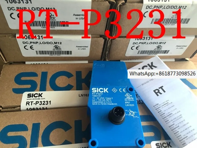 

Spot sales of new original German SICK photoelectric switch RT-P3231, article number 1063131