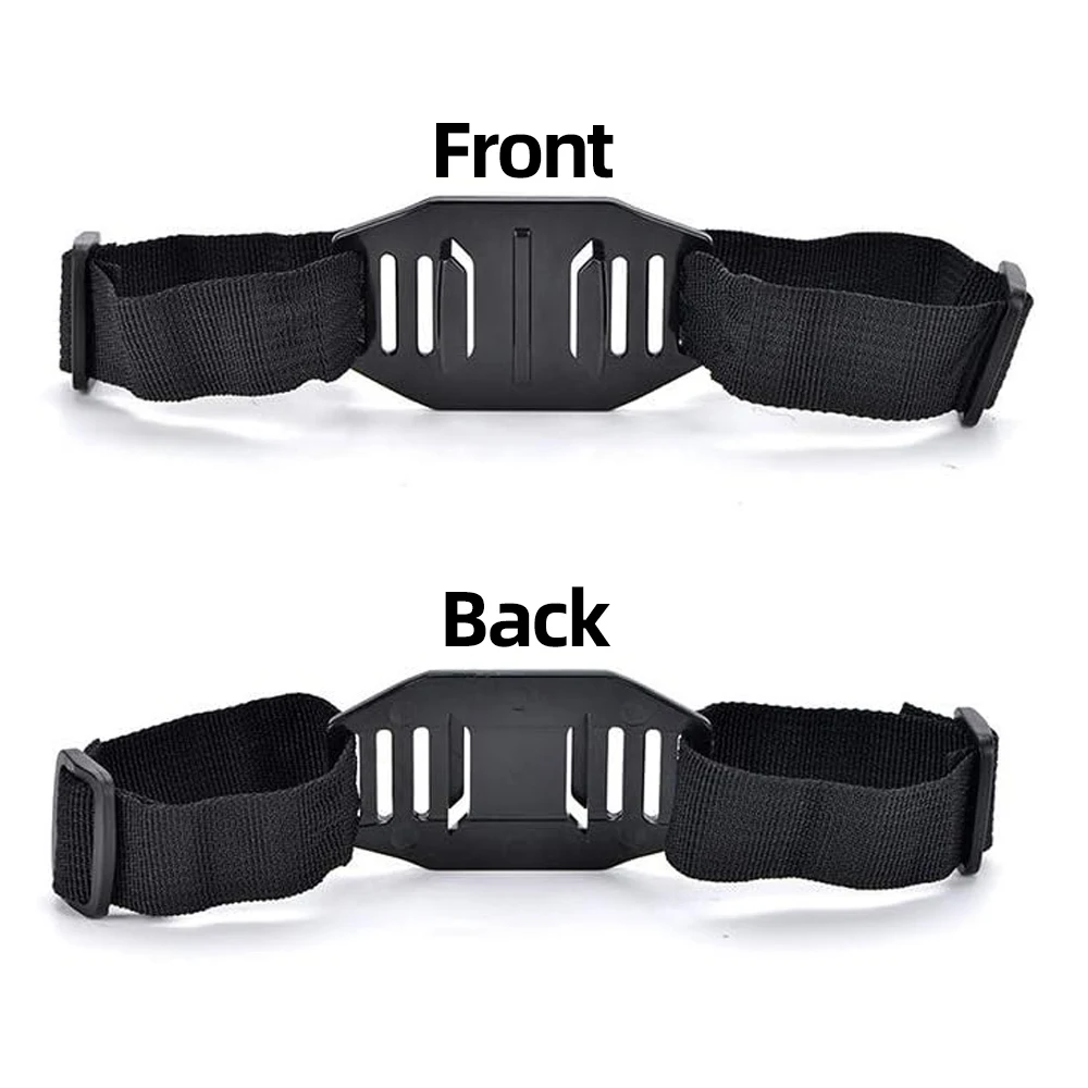 Lot de 5 sangles casque pour GoPro disposées en éventail, fixation caméra action incluse
