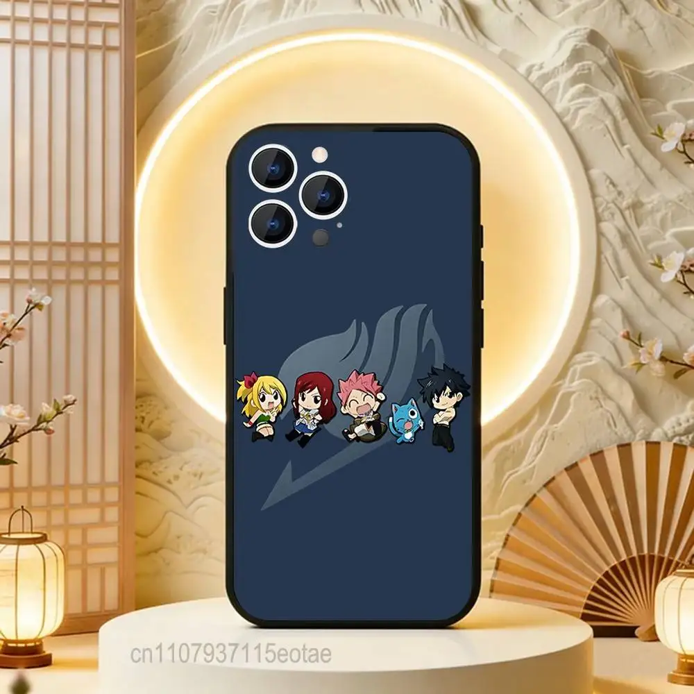 Anime Fairy Logo Black Protective Phone Case