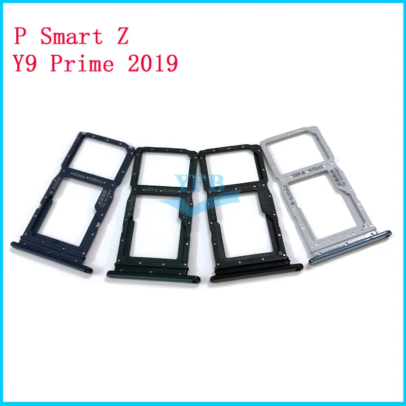 SIM Card Tray For Huawei P Smart Z Y9 Prime P Smart SIM Card Slot Tray Holder Adapter Replacement Parts