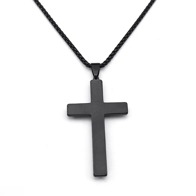 Collana Con Croce In Acciaio Al Tanio Di Alta Qualà Che Non - Foto 10