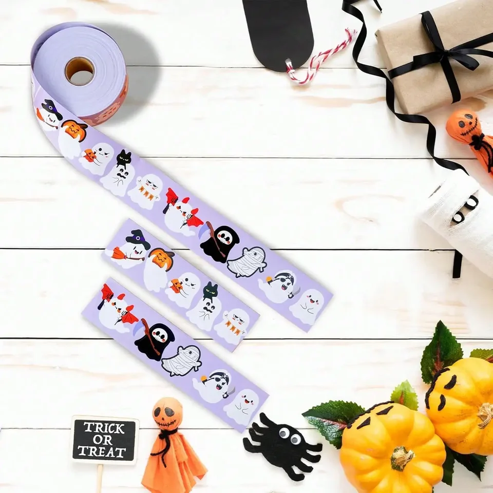 500 Pieces Halloween Ghost Stickers Set