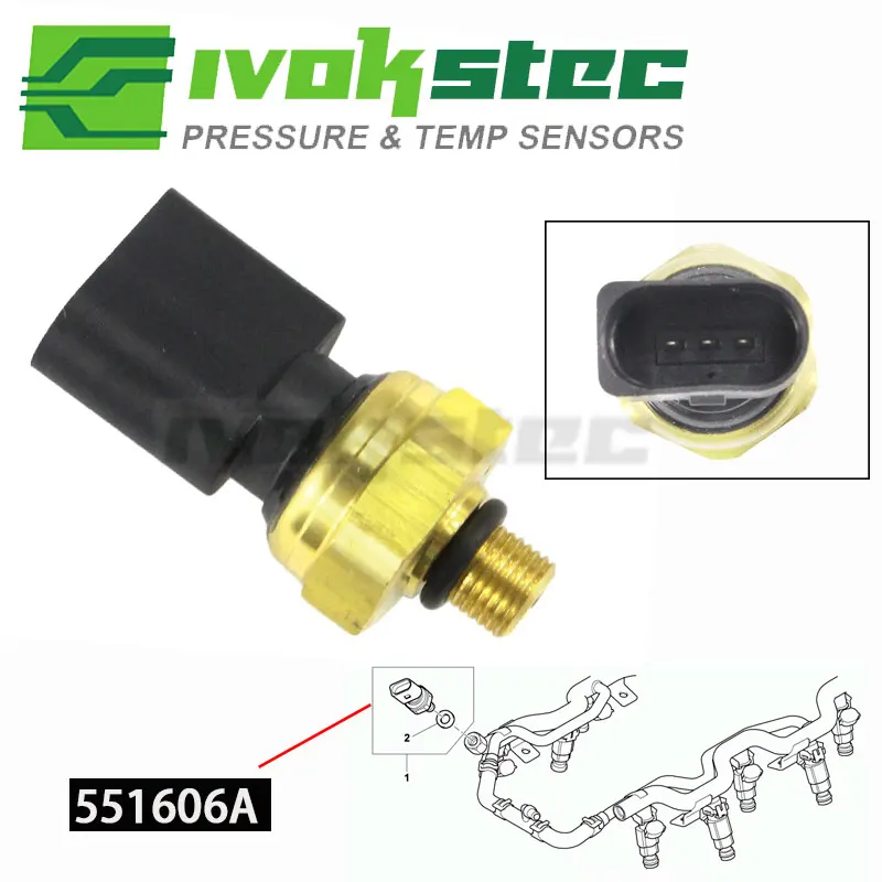 Fuel Injection Pressure Sensor For Audi A8 Quattro, Ethiopia