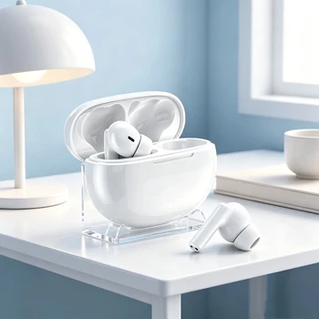 Auricolari Bluetooth originali, cuffie Bluetooth wireless con cancellazione del rumore e microfono, cuffie wireless per smartphone