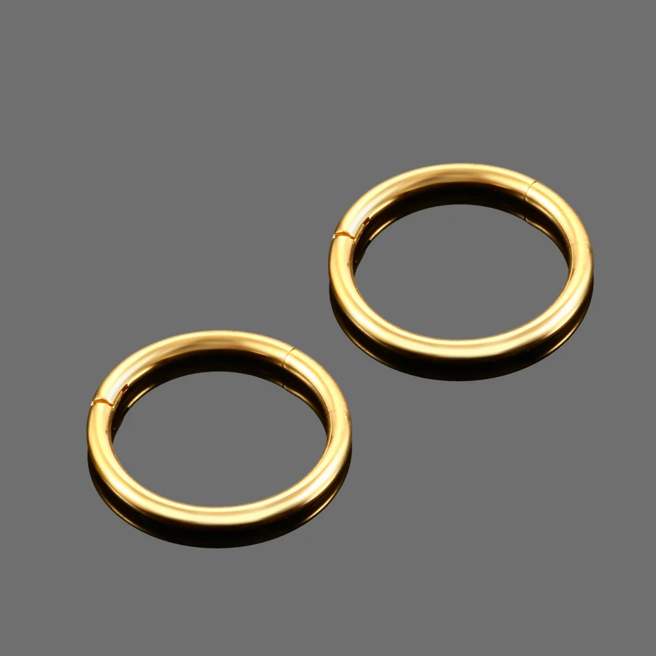 Круглые серьги-кольца G23 с откидным сегментом (art.: 3920be6cc32be) - 3920be6cc32be