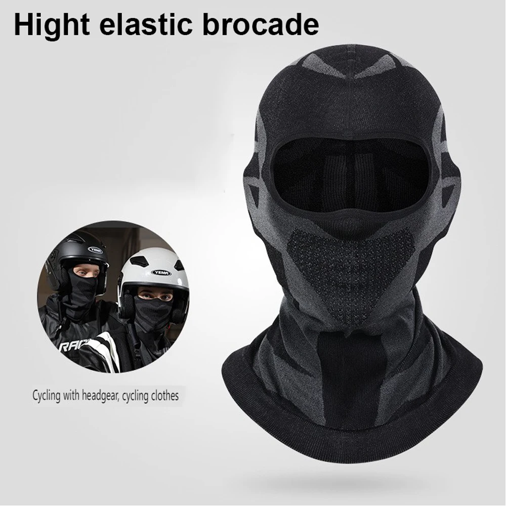 Balaclava Mask Thermal Balaclava Cycling Balaclava Motorcycle Mask Thermal Motorcycle Riding Face Mask Balaclava Head Cover Ski Bicycle Motocycle Windproof Soft Warm Motorcycle Hat Headwear