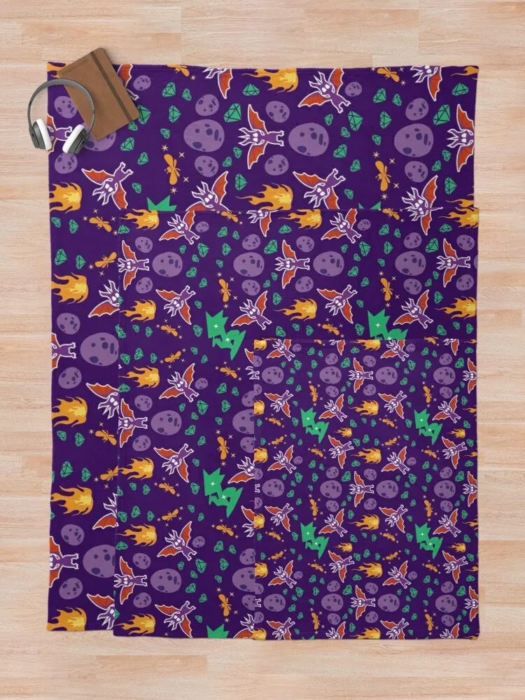 Spyro Pattern Throw Blanket oversized throw blanket soft bed blankets 5