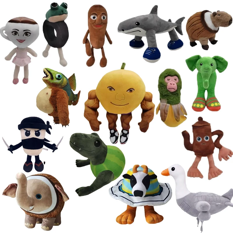 Peluche De 'Steal A Brainrot' – Elefante Y Cojín De 29 Cm De Felpa Suave, Ideal Como Decoración O Regalo Para Gamers Y Coleccionistas