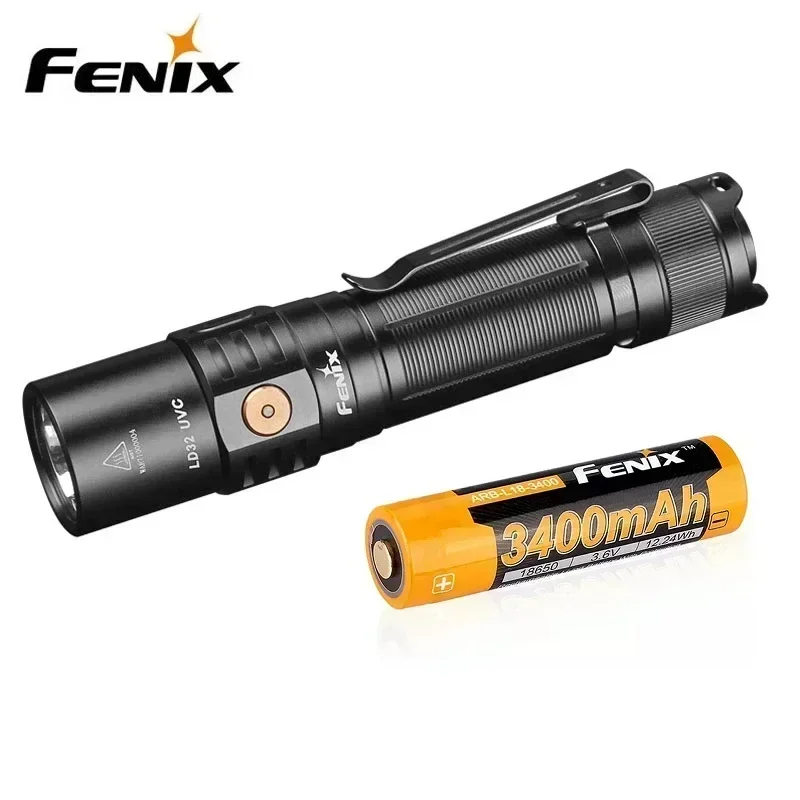 

Портативный фонарик UVC Fenix LD32 с максимальной выходной мощностью 1200 люмен со стандартной литий-ионной батареей