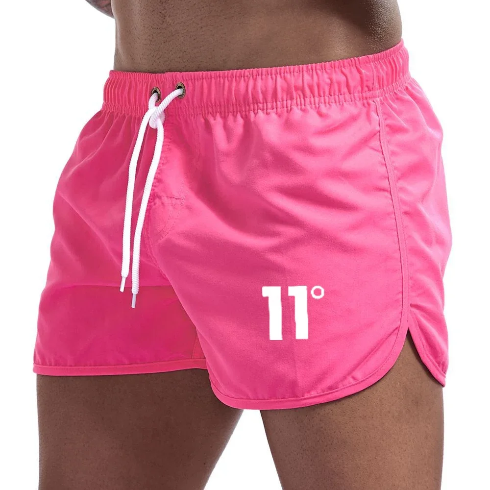 Summer Men's Swimwear Brand Shorts Printed Beachwear Sexy Swim Trunks Men Swimsuit Low Waist Breathable Beach Wear Surf
