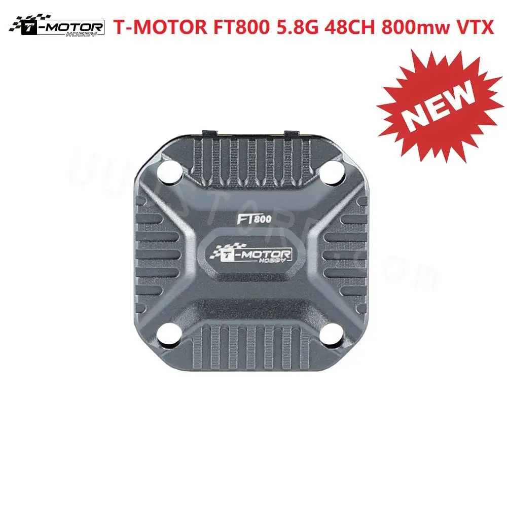 

T-MOTOR FT800 5.8G 48Ch 25~800mw 7-36V VTX Video Transmitter Smartaudio2.1 High Power Output lighter and more convenient