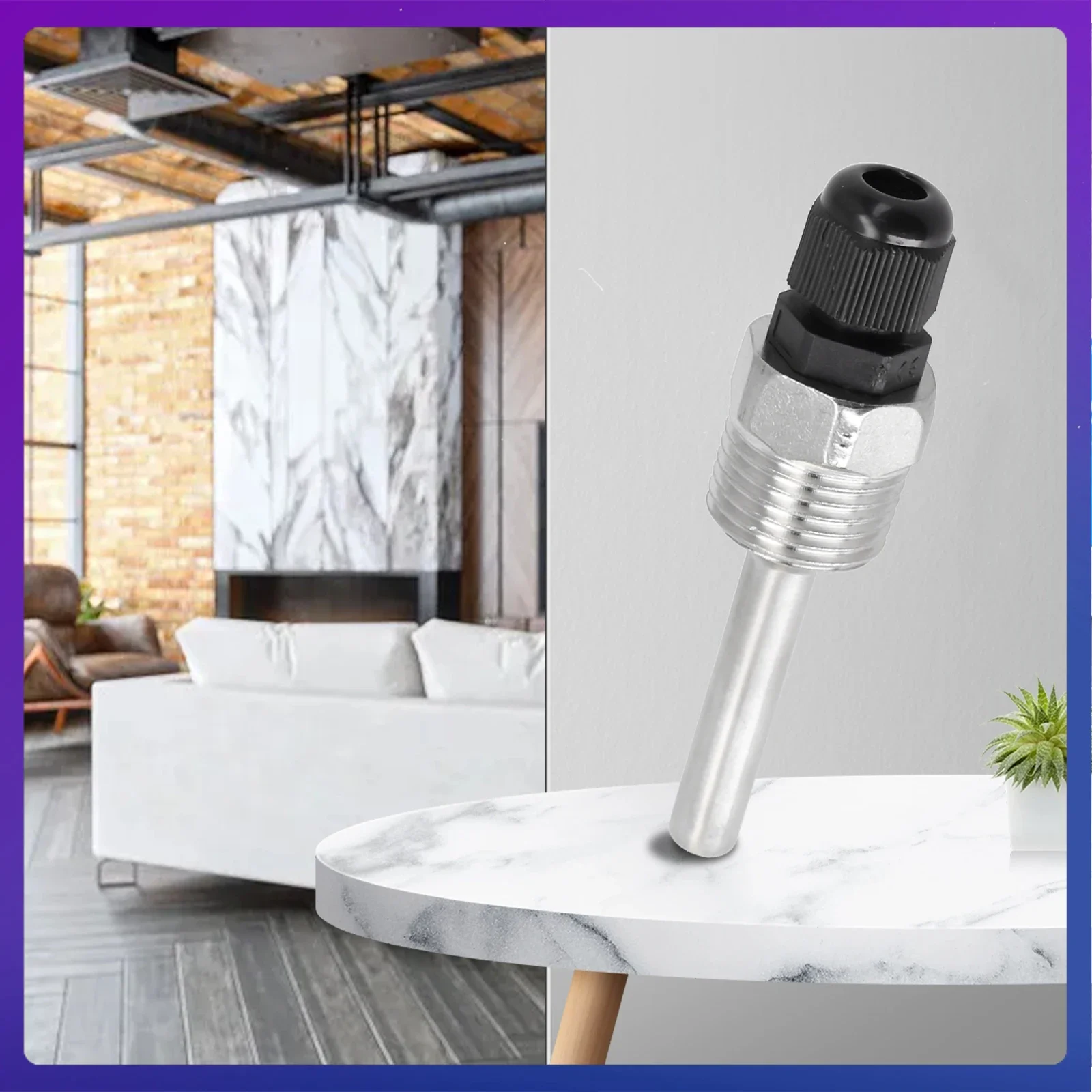 Enhanced Stainless Steel Thermowell with BSP Thread for Temperature Sensor and Heater Systems
