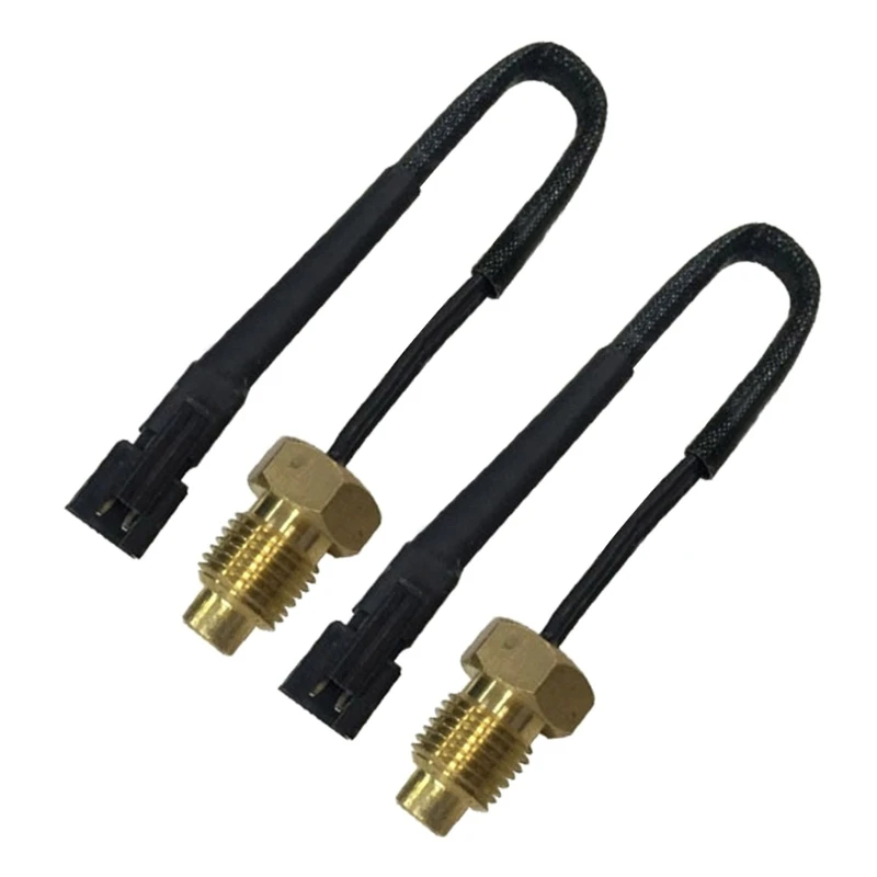 50K NTC Temp Sensor Probe M10 Thread Probe Cable Digital Temperature Transmitter for Water Heaters Boiler Parts Replacements