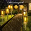 2PCS Outdoor Tungsten Filament Bulb Solar Lamp Waterproof Landscape Light Solar Powered Lawn Decoration Lamp for Garden Pathway 5