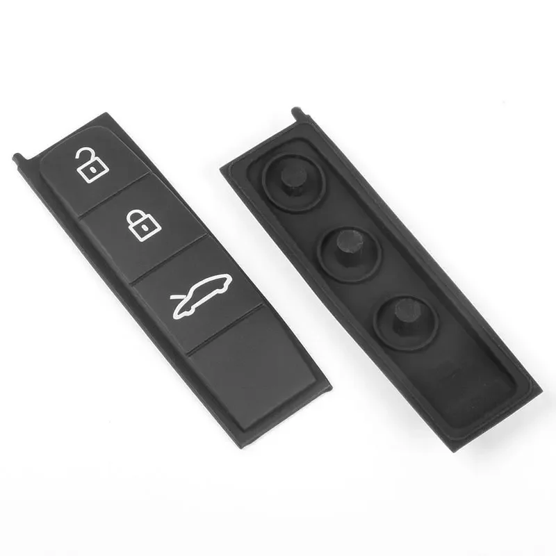 Car Key Shell Remote Key Shell Rubber Button Pad Replace for Porsche Cayenne 9YA Panamera 718 Taycan 911