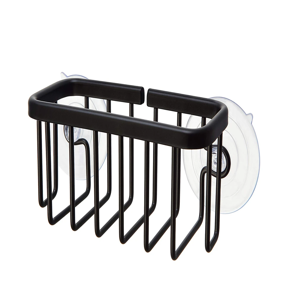 Kitchen Sink Sucker Rack Hanging Rag Hanging Basket Cleaning Ball Soap Rack Suitable for Sponge Soap Kitchen and Bathroom kitchen storage rack sink sponge holder kitchen organizer sponge rack detergent sponge rack kitchen organizer rack