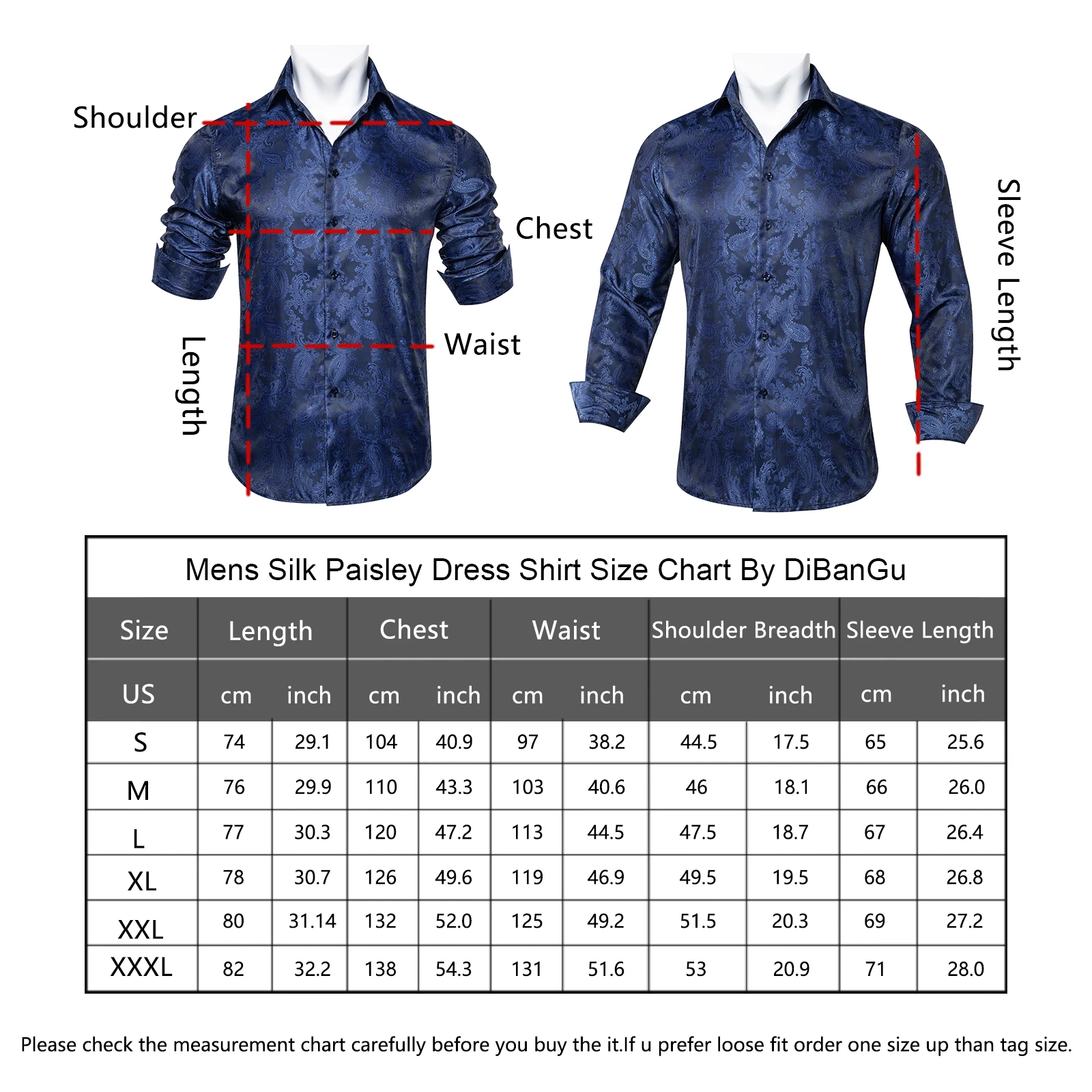 New Arrival Man Shirt Silk Long Sleeve Summer Spring Paisley Dark Blue Business Casual Turn-down Collar Shirt Male Designer Tops