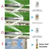 Stainless Steel Sewer Drain Pipe Jetter Cleaning Nozzle For G 1/4 High Pressure Washer Hose 2