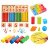 Children Math Toys Counting Sticks Geometric Block Mathematical Enlightenment Kindergarten Early Education Developmental Toy TMZ 1