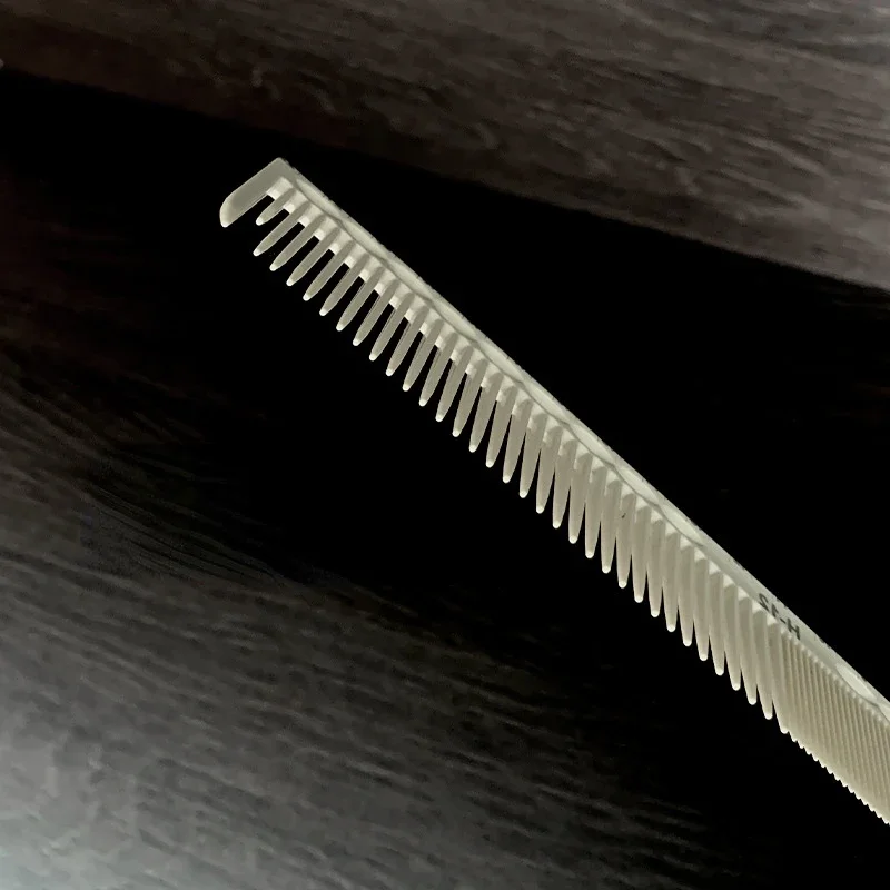 Hair Comb Double-sided Laser Scale Hairdressing Anti-static Hair Cutting Salon Haircut Non-slip Handle