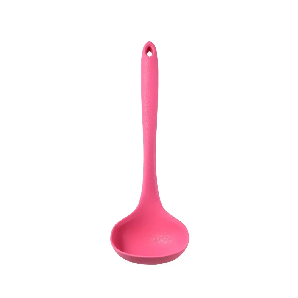 Pink Silicone Kitchen Utensil Set - Non-Stick Cooking Tools Collection