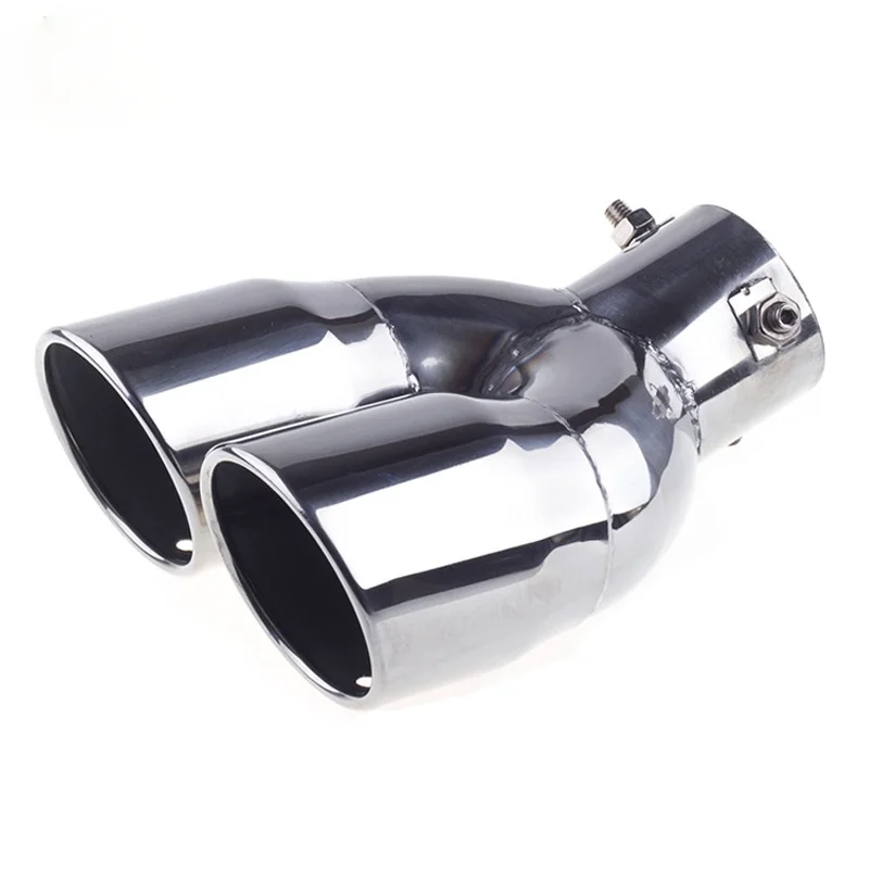 

1pcs 2016 2017 2018 2019 2020 2021 For Toyota C-HR C HR CHR Exterior Accessories Exhaust End Tip Pipe Muffler Stainless Steel