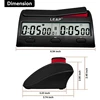 LEAP Chess Clock Advanced Digital Chess Timer With 7 Type 38 Timing Set Modes Professional 6