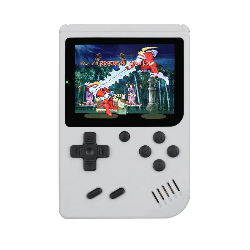 Retro Portable Mini Handheld Video Game Console 8-Bit 3.0 Inch Color LCD Kids Color Game Player Built-in 400 games 