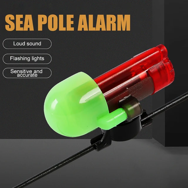 High sensitivity Fishing Fish Bite Alarm Electronic Buzzer on Fishing Rod  with Loud Siren Daytime Night Indicator With Battery - AliExpress