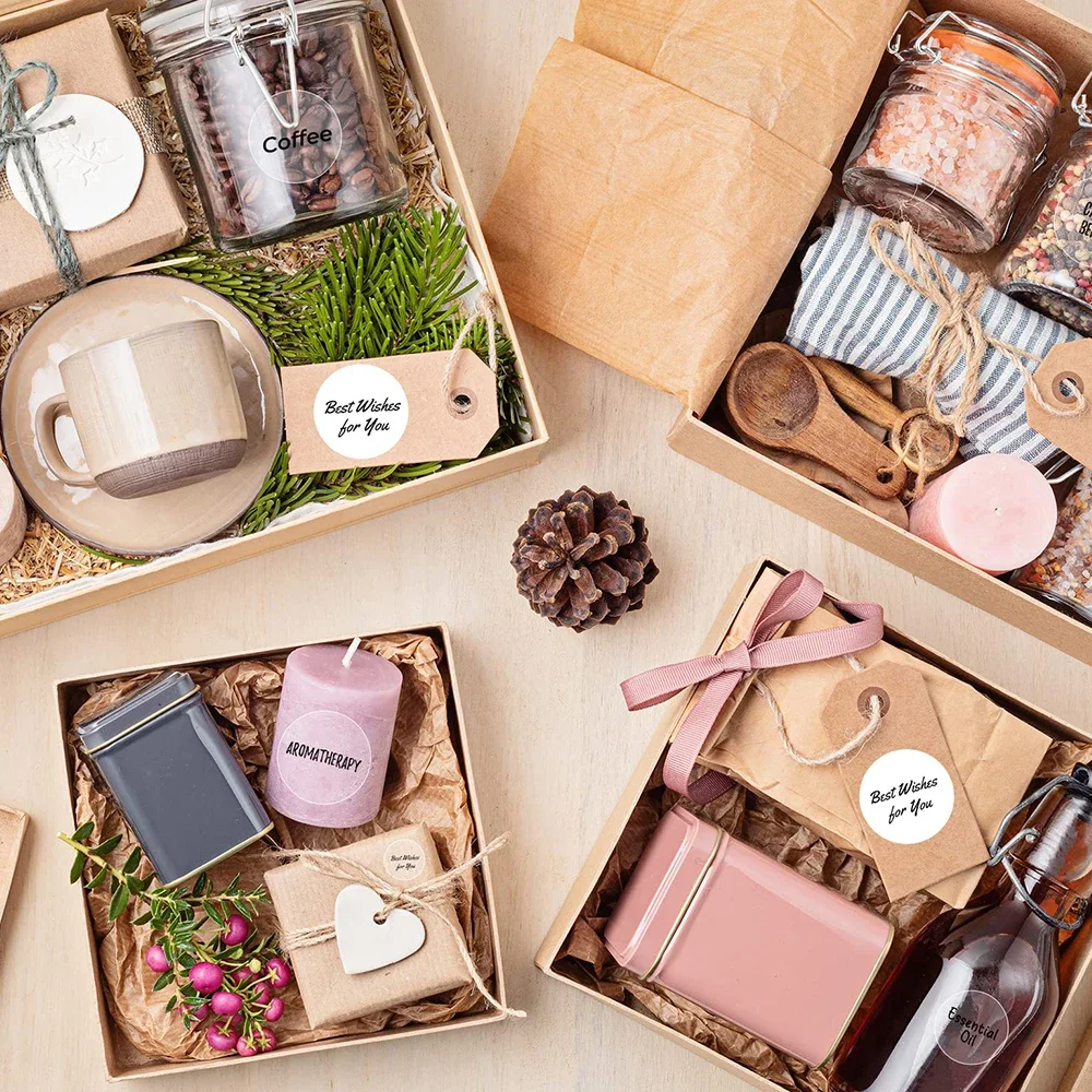 NiiMBOT B1 B21 B203 B3S Round Thermal Label Self-adhesive Colorful Waterproof Cosmetic Essential Cake Sealing Sticker Paper