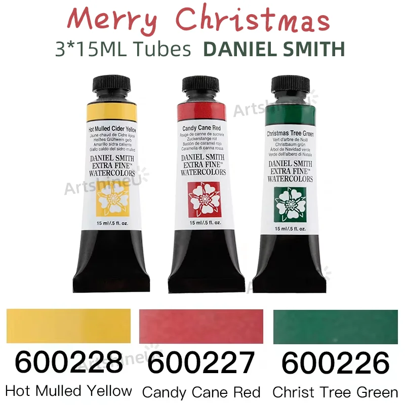 DANIEL SMITH / Paul Rubens Three-primary colours Base and Merry Christmas Colors Profession Artists Students School Supplies
