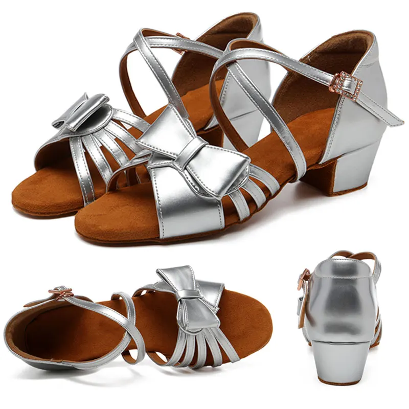 Diplip Girl Dance Shoes Soft Women Ladies High Quality Tango Jazz Practice Dancing Shoes Salsa Sandal Ballroom Latin Dance Shoes