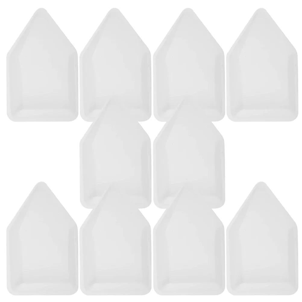 

10 шт., пластиковые блюда для взвешивания