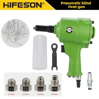 HIFESON Pneumatic Air Blind Rivet Gun Automatic POP Riveters Riveting Tool for 2.4mm 3.2mm 4.2mm 4.8mm 1