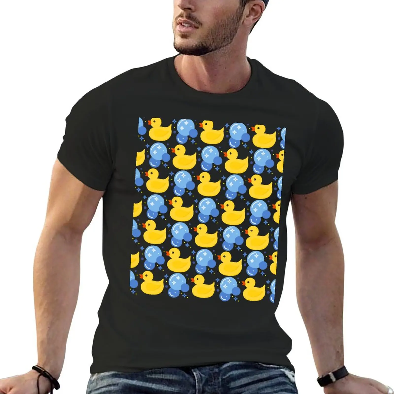 

Rubber Ducks - Fun Bath Ducks All Over Print T-shirt tops anime vintage clothes customs design your own mens t shirt graphic