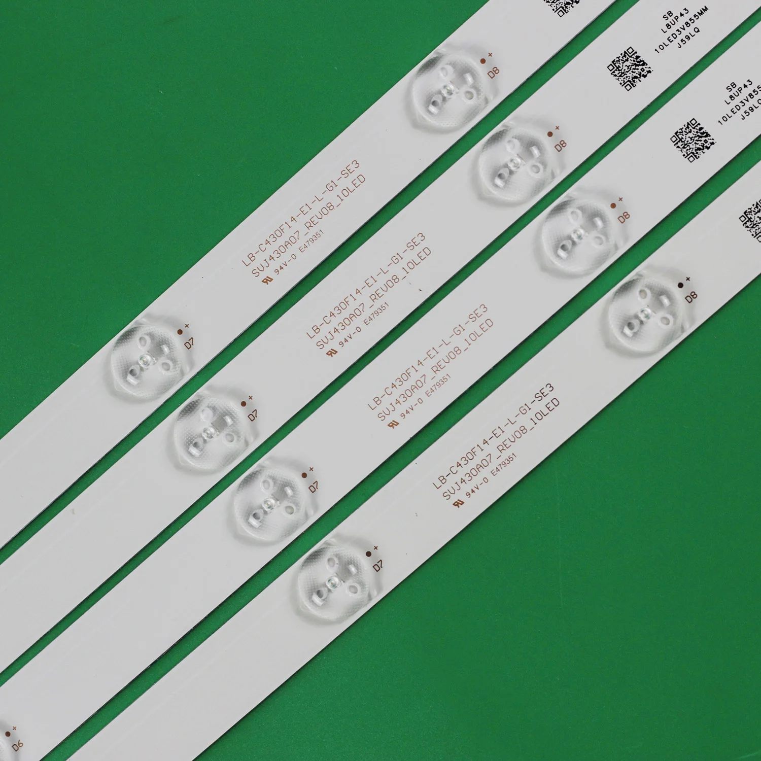 LED Ʈ Ʈ 10LED  UHD43D5000ISX 43CE2210M LB-C430U14-E1-A-G2-DL1 KHP200640C UX-850122297-2C574 SVJ430A07_REV08_10
