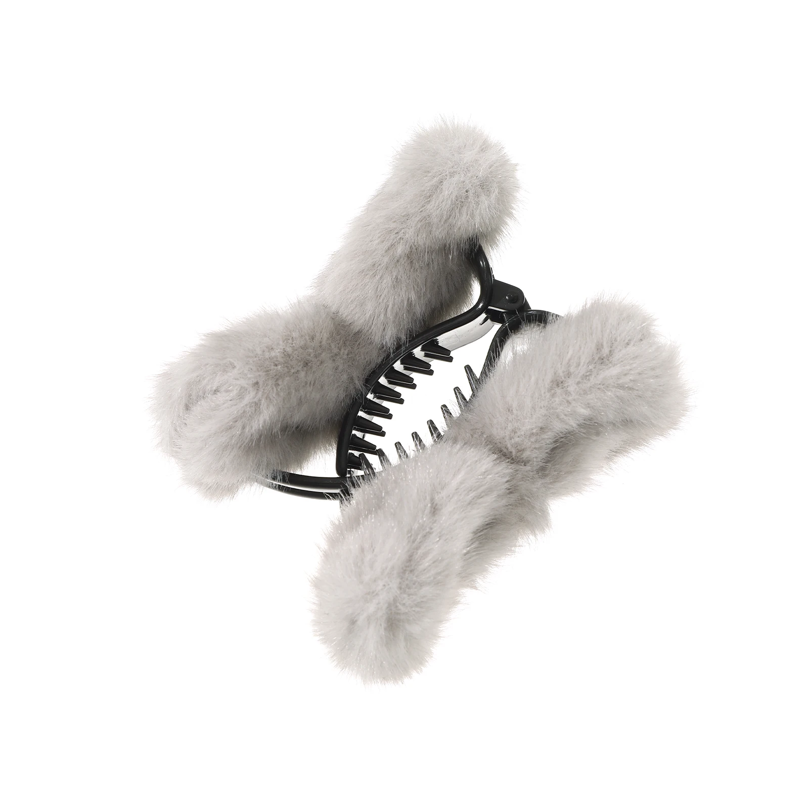 1pc Plush Bow Shark Hair Clip Autumn Winter Fashion Hair Accessories For Women Girls Temperament Headwear Party Barrettes