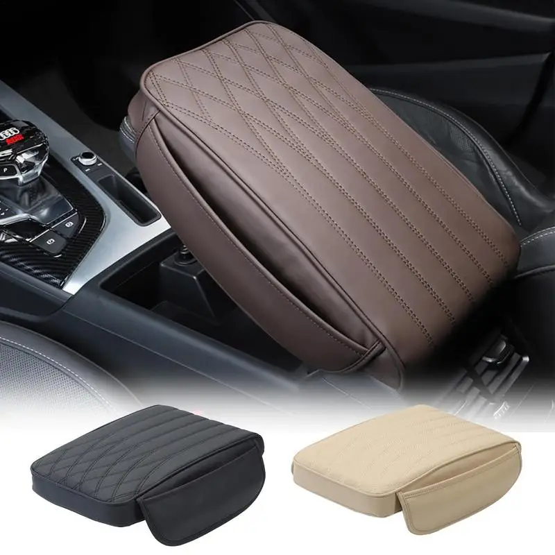 

Кожаный чехол для подлокотника автомобиля, дышащий мягкий чехол для автомобильного подлокотника, защита от царапин